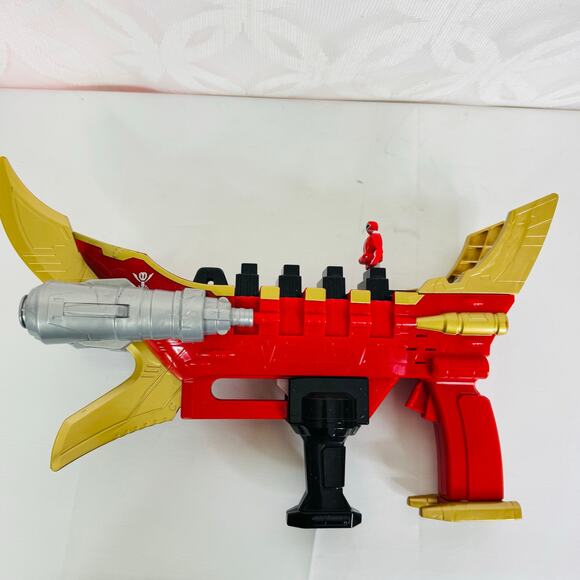 5 for $25| Bandai Power Rangers Super Mega Force Blaster Cannon Gun, 2 Keys - Picture 5 of 6
